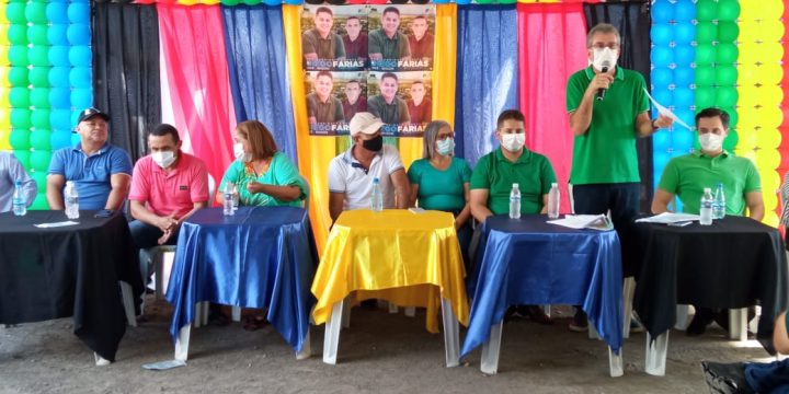 Imagem da convenção do MDB em Caracaraí. Diego Farias é o nome a prefeito