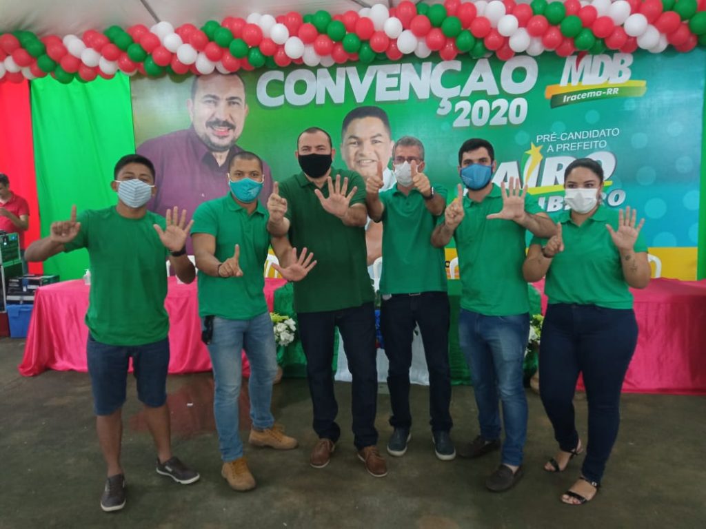 Jairo Ribeiro e diretório do MDB. Jairo Ribeiro é candidato