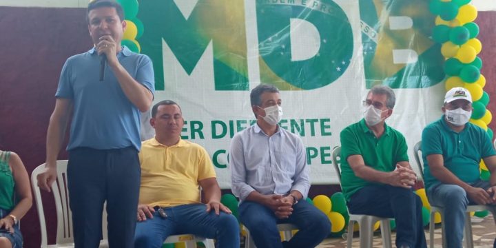 Imagem da convenção do MDB em Rorainópolis que definiu os candidatos à Câmara