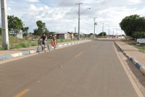 Em Bonfim, a Avenida dos Tuxauas está asfaltada