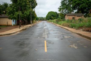 Imagem de rua asfaltada em perfeito estado é resultado da parceria de Jucá com Iracema