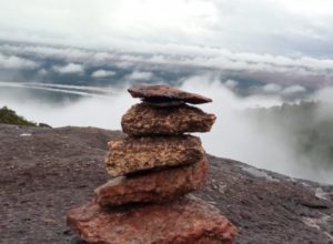 Imagem de cima da Serra Grande, no Cantá