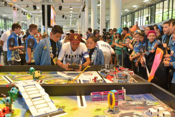 Equipe I'Robot em competição