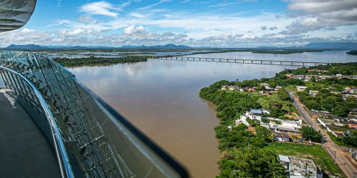 Imagem de cima do Mirante do Parque do Rio Branco