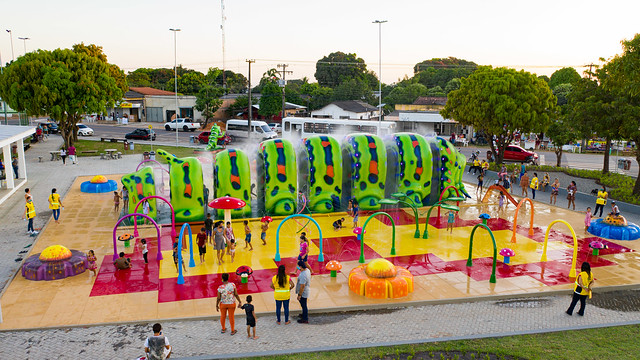 Fonte de águas da Praça da Primeira Infância em Boa Vista
