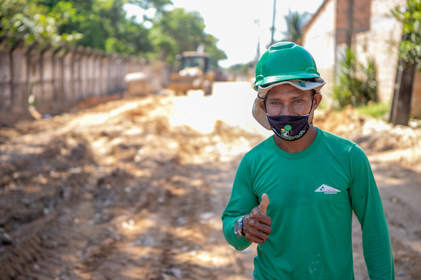 Obras feitas com recursos de Romero Jucá geram empregos em Boa Vista