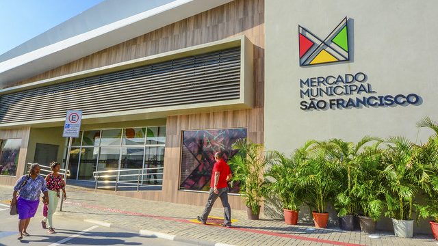 Entrada principal do Mercado em Boa Vista
