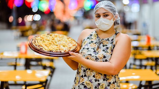 Praça de alimentação em Boa Vista
