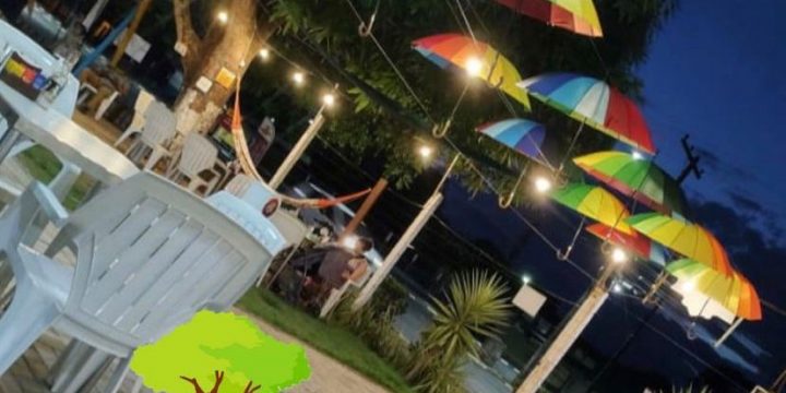 Restaurante em Boa Vista é reconhecido pelo ambiente aconchegante com redes e muitas árvores