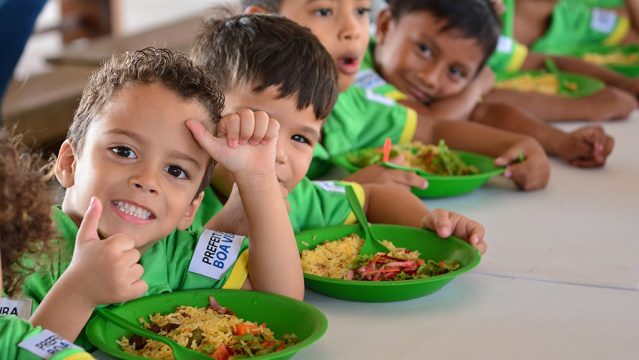 Alunos de Boa Vista tem merenda escolar de qualidade