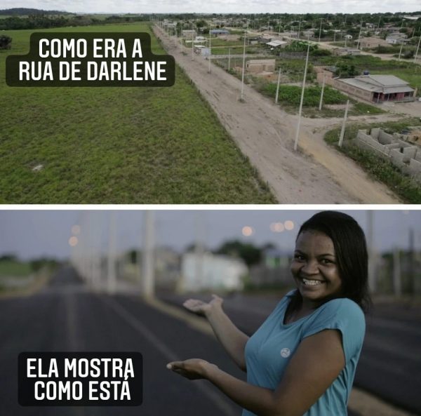 Imagem de antes e depois em Iracema
