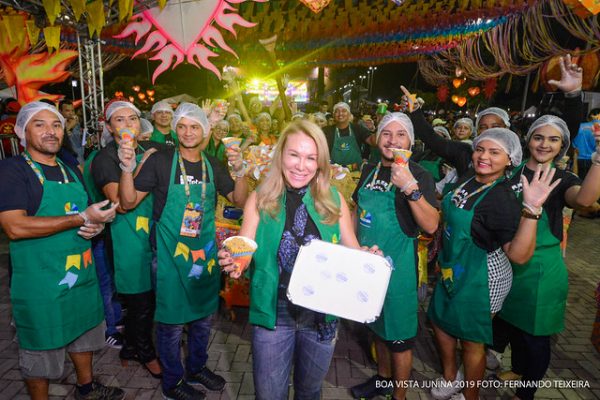 O Boa Vista Junina tem a maior paçoca do mundo