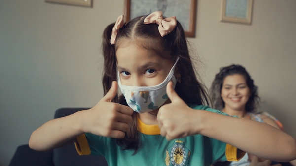 Valentina estuda na escola municipal de Boa Vista