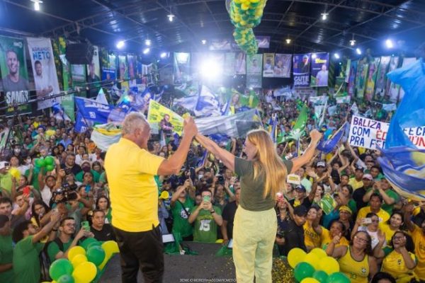 Teresa Surita e Édio Lopes na convenção