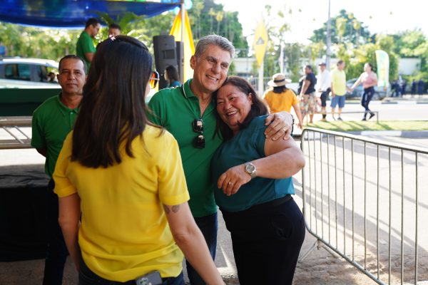O Romero Jucá e a prefeita Nega