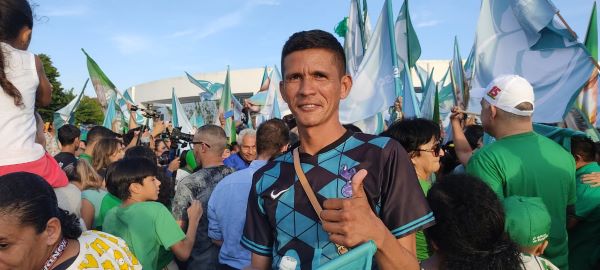 Lindenberg Silva na caminhada da esperança