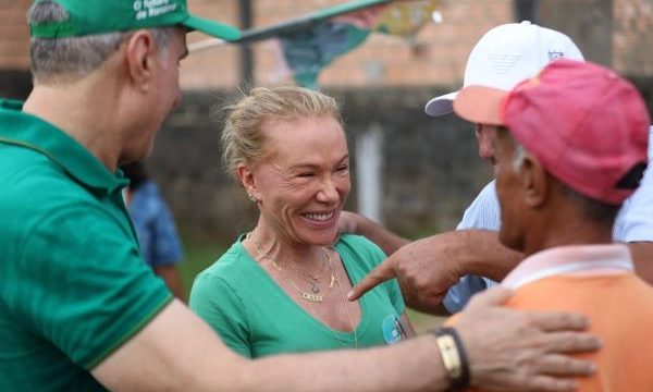 Teresa Surita e Romero Jucá espalhando a esperança por Caracaraí